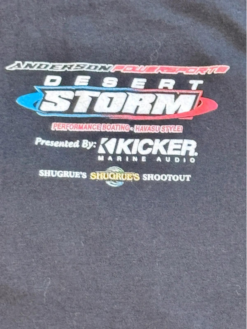 Shugrue’s Shootout 2024 Lake Havasu Boat Racing T-Shirt 1323 - Picture 3 of 4